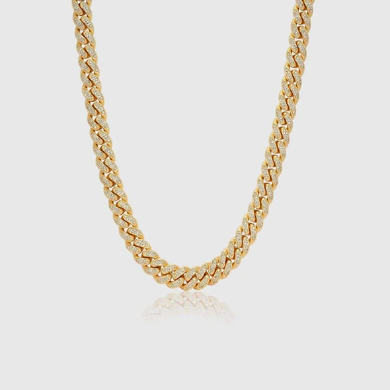 ICED CUBAN CHAIN 12MM - Gold